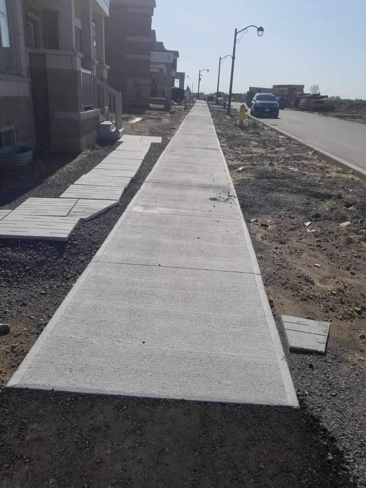 Commercial concrete slab